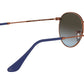 Round Metal RB3447 polished bronze copper
